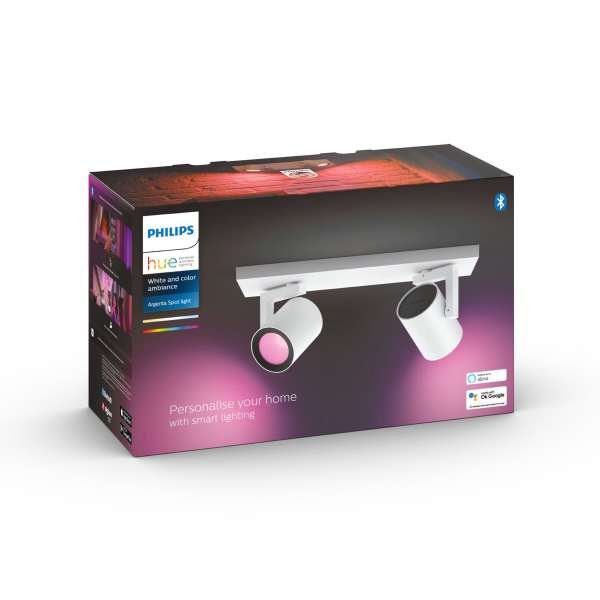 Kohdevalaisin Philips Hue Argenta Double, GU10, Valkoinen