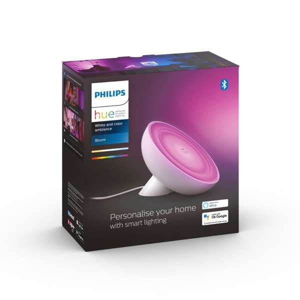 Pöytävalaisin Philips Hue Bloom, 500 lm, Valkoinen