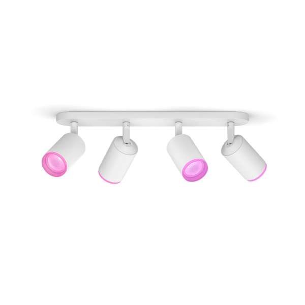 Kohdevalaisin Philips Hue Fugato Quadruple, GU10, Valkoinen