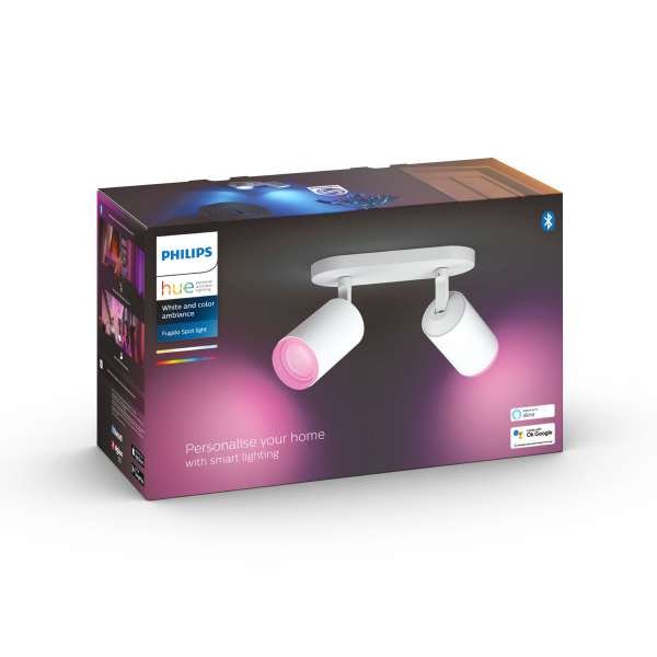 Kohdevalaisin Philips Hue Fugato Double, GU10, Valkoinen