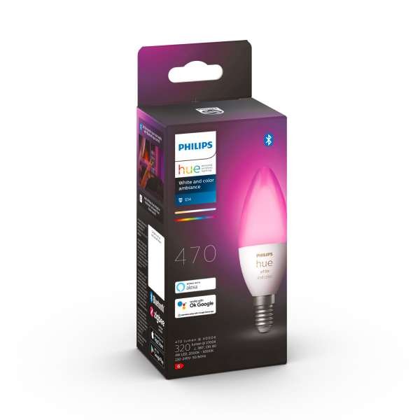 Led-älylamppu Philips Hue WCA, E14, 2000-6500K, 1 kpl