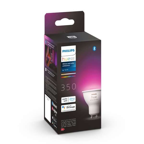 Led-älylamppu Philips Hue WCA, GU10, 2000-6500K, 1 kpl