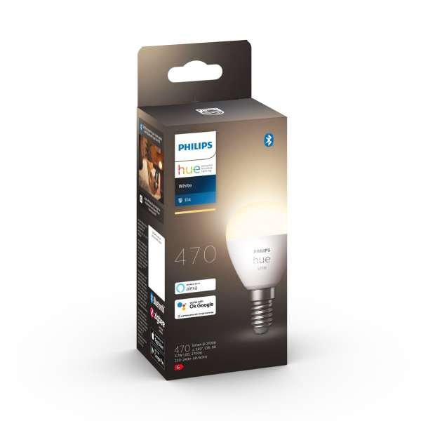 Led-älylamppu Philips Hue White, E14, 2700K, 1 kpl