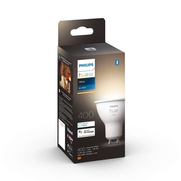 Led-älylamppu Philips Hue White, GU10, 2700K, 1 kpl