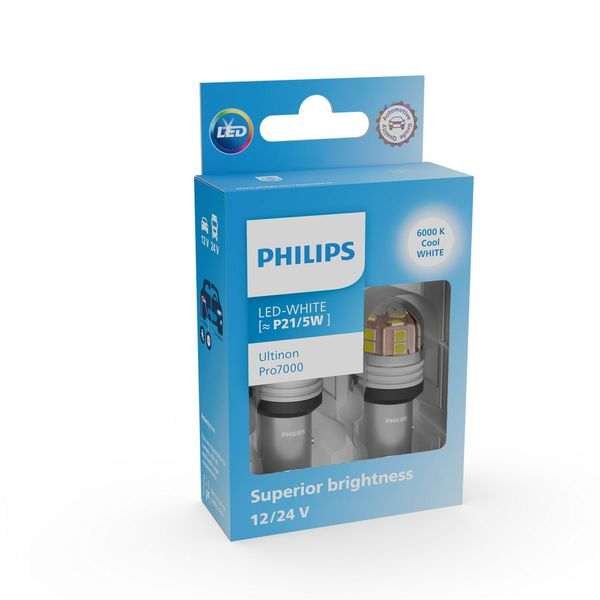 LED-poltinpari Philips Ultinon Pro7000 SI, BAY15d
