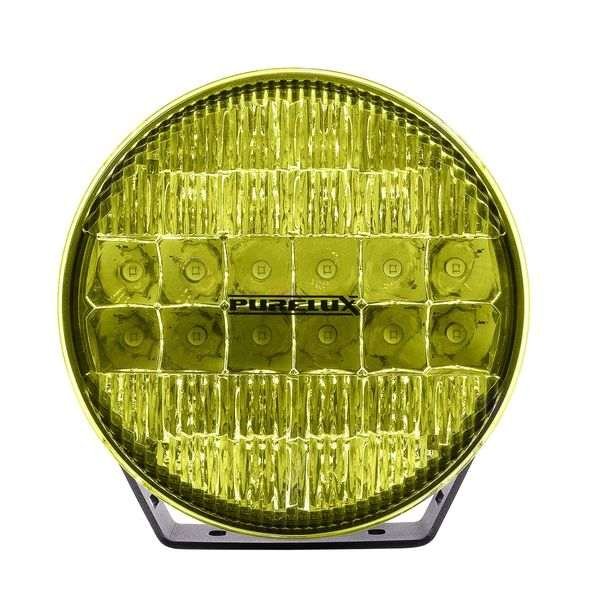 Kiveniskusuoja PURELUX 9110 Wide flood lens cover, Keltainen, 1 kpl