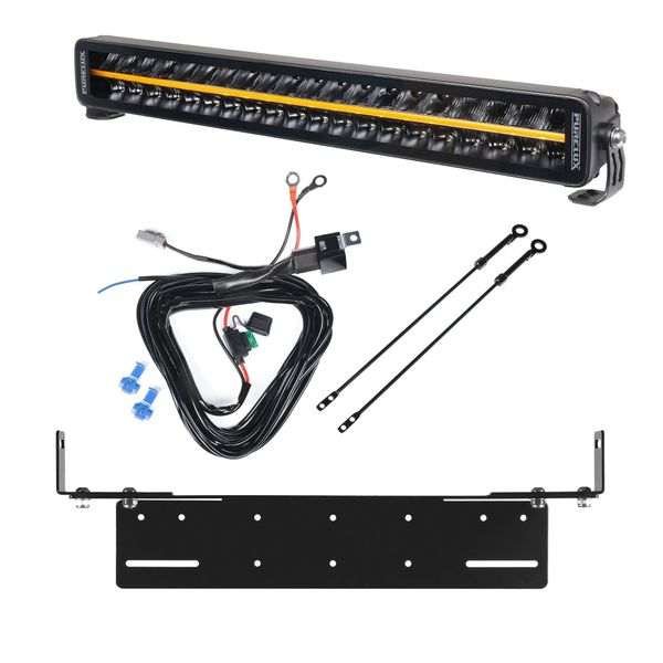 Lisävalo PURELUX Black Boost S560 - Suora / 56 cm / 200W / Ref. 50, 1 kpl - Täydellinen setti uppoasennustelineellä