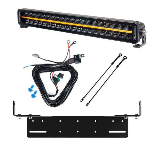 Lisävalo PURELUX Black Boost S560 - Suora / 56 cm / 200W / Ref. 50, 1 kpl - Täydellinen setti uppoasennustelineellä + XBB Dongle&PowerUnit -kytkentärele