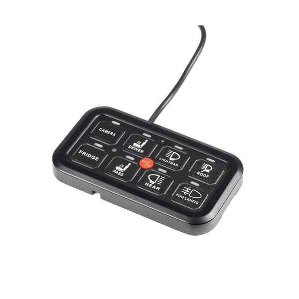 Kytkinpaneeli PURELUX Multi-switch Dashboard Controller, 10-30V