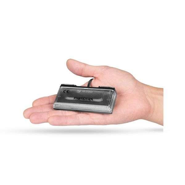 Peruutusvalo PURELUX Phantom - 9 cm / 21W / Leveä, 1 kpl