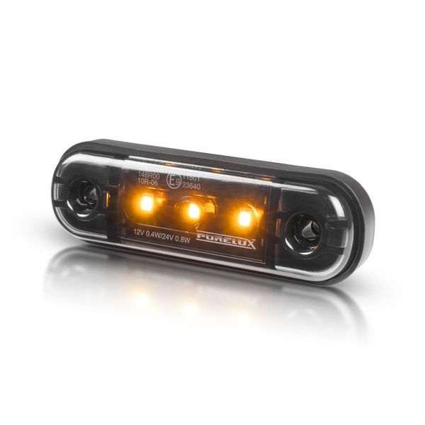Huomiovalo /Äärivalo PURELUX Position light 3LED - 12/24V / 0,8W / 83,7 mm
