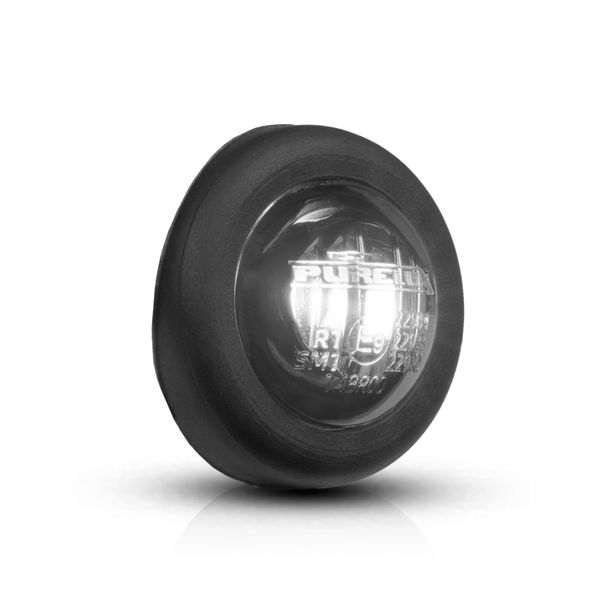 Huomiovalo /Äärivalo PURELUX Spectre 2X Dark - 12/24V / 1W / 19 mm, Valkoinen