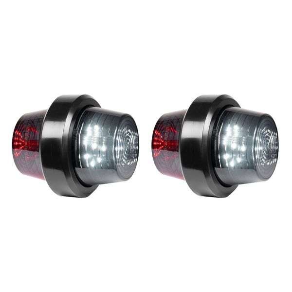 Huomiovalo /Äärivalo PURELUX Spectrum S Short - 12/24V / 92 mm, 2 kpl