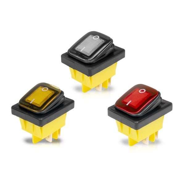 Kytkin PURELUX On/Off HD Rocker Switch, Oranssi