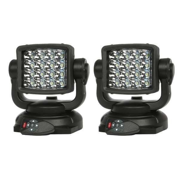 Kauko-ohjattava LED-hakuvalo PURELUX RC360 Spot - 24 cm / 80W / Kapea, 2 kpl