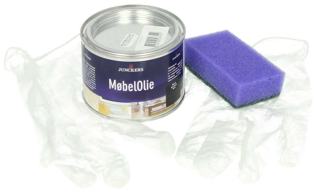 Lankkupöydän puuöljy pakkaus musta