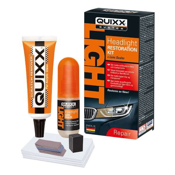 Ajovalojen kiillotussarja, QUIXX Headlight Restoration Kit