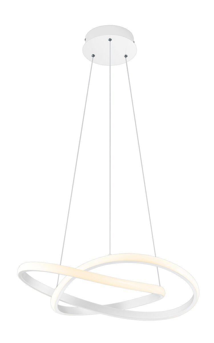 Trio Course LED riippuvalaisin mattavalkoinen