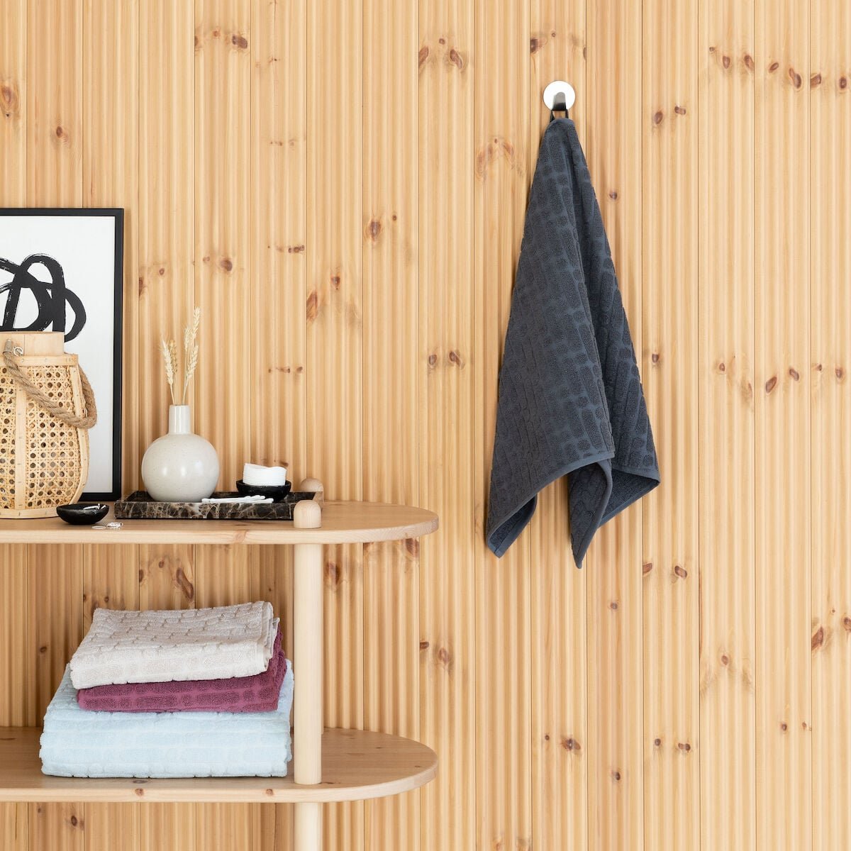 Rima käsipyyhe 50x80 cm hiili