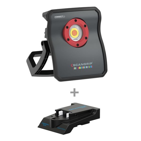 Maalipinnan tarkastusvalo Scangrip Multimatch 3 CONNECT, 3000 lm, Bosch Green akuille