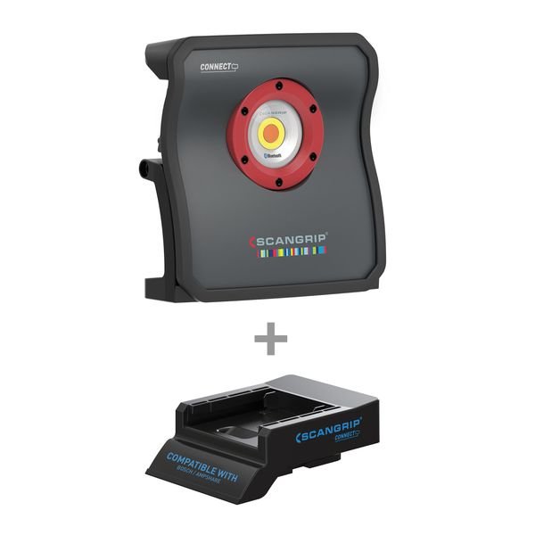Maalipinnan tarkastusvalo Scangrip Multimatch 8 CONNECT, 8000 lm, Bosch/Ampshare akuille