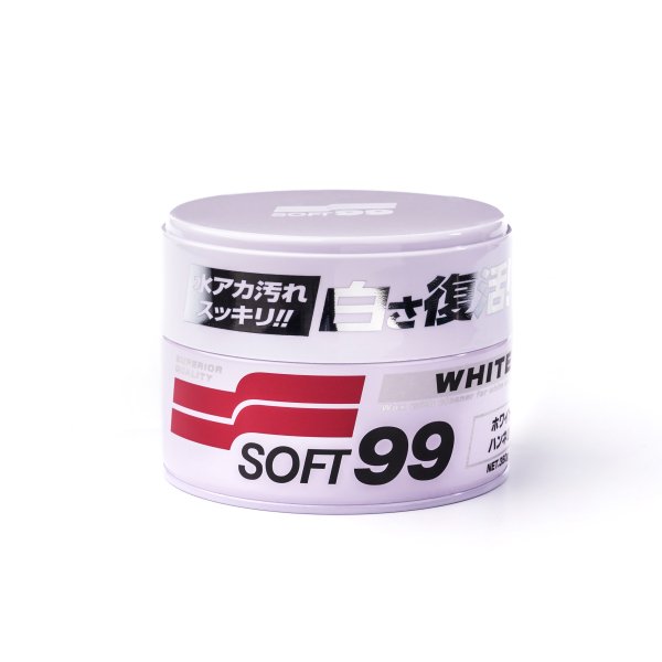 Autovaha Soft99 White Soft Wax, 350 g, Pelkkä vaha
