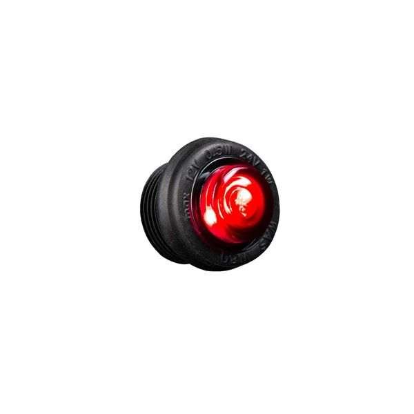 Huomiovalo /Äärivalo Strands Freedom Black Raven - 12/24V / 1W / 29 mm, Punainen