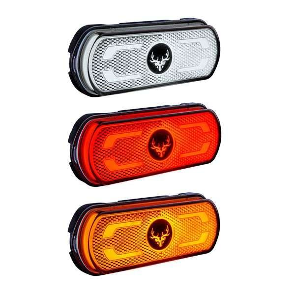 Huomiovalo /Äärivalo Strands Freedom Ground Line - 12/24V / 4,4W / 133.8 mm, Punainen