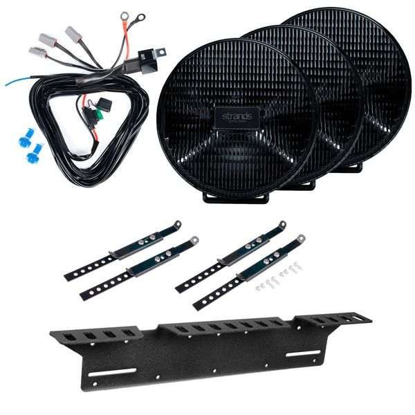 Lisävalo Strands Ize Led Og 9 -Pyöreä / 23 cm / 172 W / Ref.20, 3 kpl - Täydellinen setti