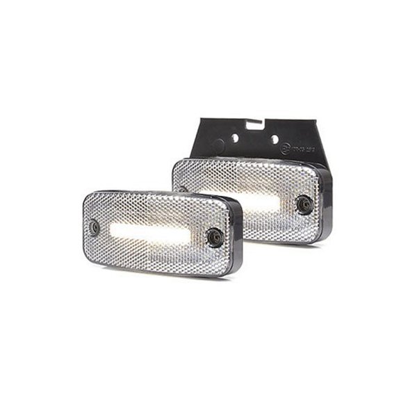 Huomiovalo / Heijastin Strands One Line Position Light - 12/24V / 114 mm, Valkoinen