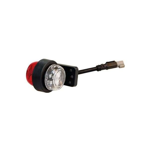 Huomiovalo /Äärivalo Strands Viking - 12/24V / 0.9W / 108 mm / Valkoinen/Punainen
