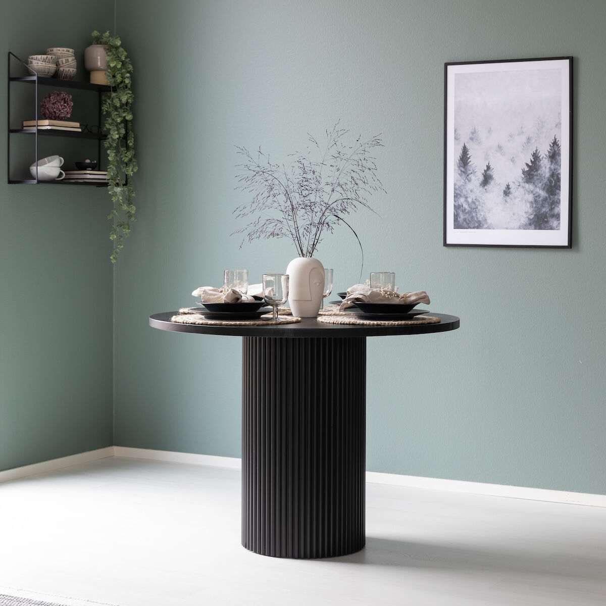 Taimi pyöreä ruokapöytä Ø100 cm hiili