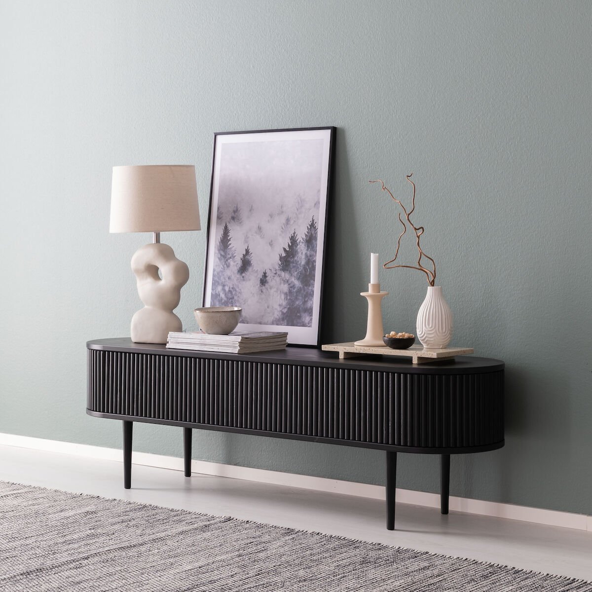 Taimi tv-taso 153x41x47 cm hiili