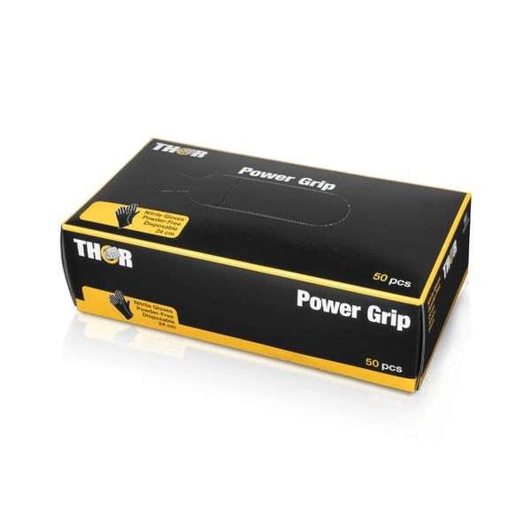 Nitriilihanska Thor Power Grip, 50 kpl, S (50 kpl)