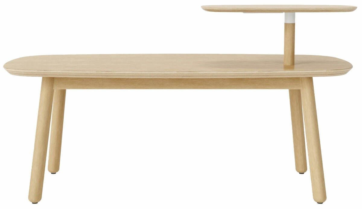 Umbra Swivo sohvapöytä 120x55,9x61,6cm vaalea puu