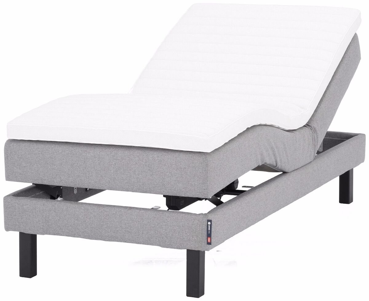 Unia Hopea moottorisänky 120x200 XL prof vm, wenge jalat, v.harmaa malmo