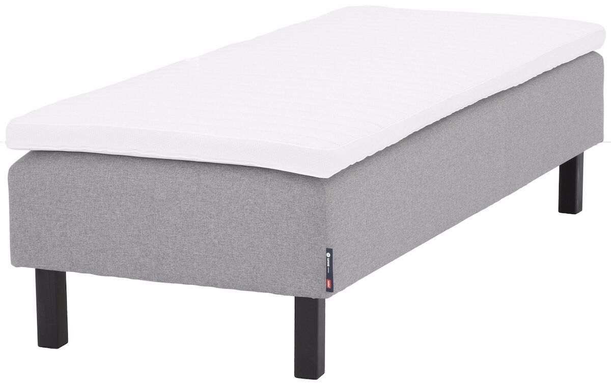 Unia Hopea runkopatjasänky 80x200 S HR35, wenge jalat, v.harmaa malmo new 90