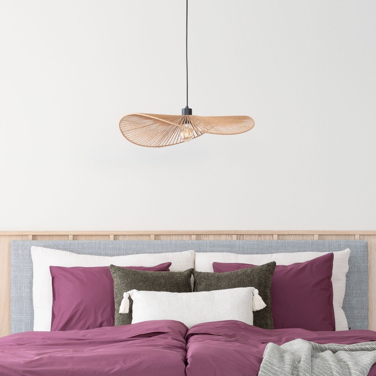 Unia Muoto sängynpääty 180 cm harmaa