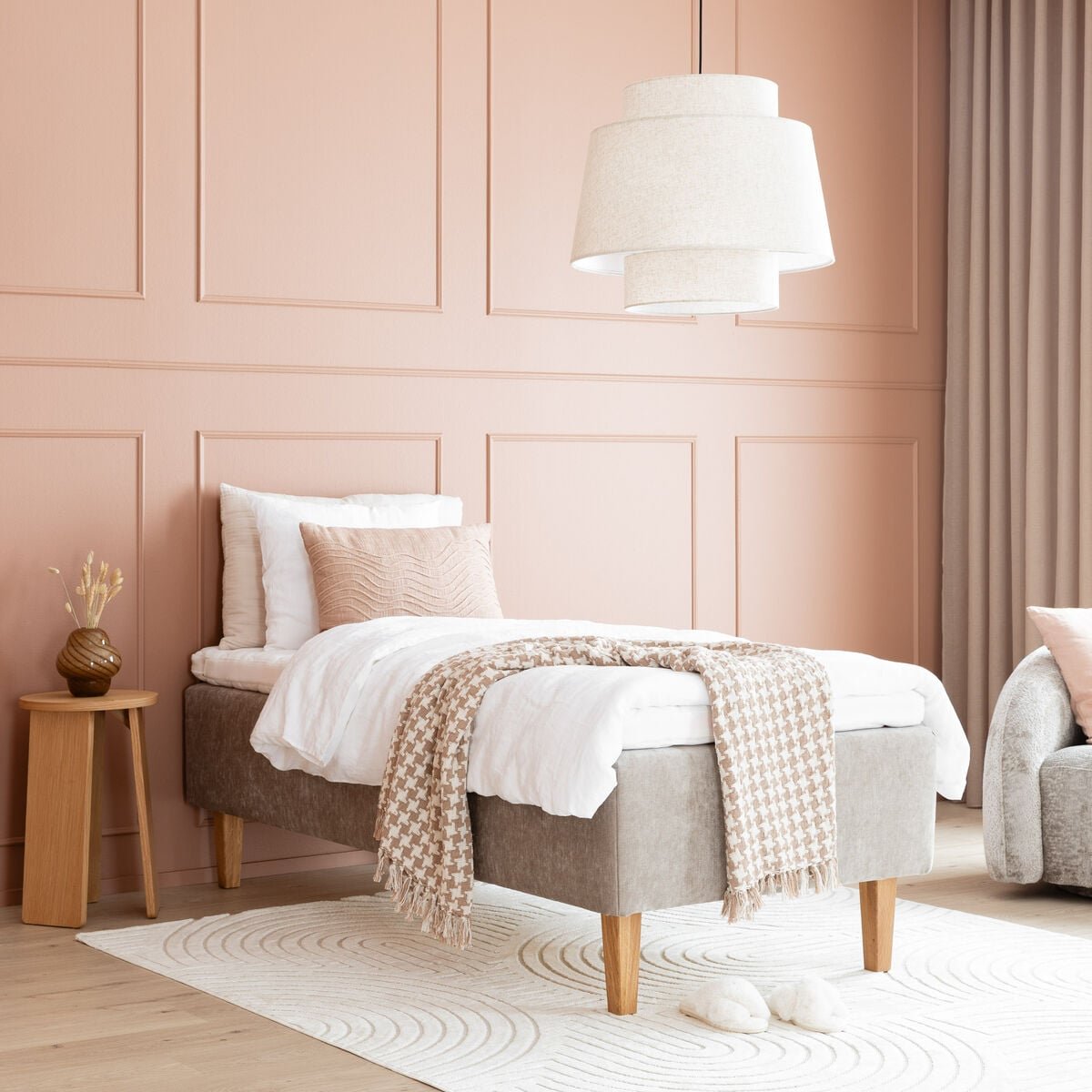 Unia Premium runkopatjasänky M 80x200 Latte, 900 stylex pp, Tammi kartio 23cm