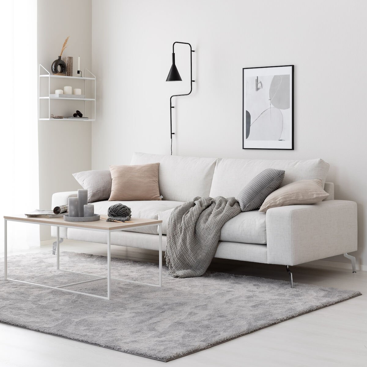 VM Carpet Silkkitie nukkamatto 200x300 cm harmaa 193, kantti 5430