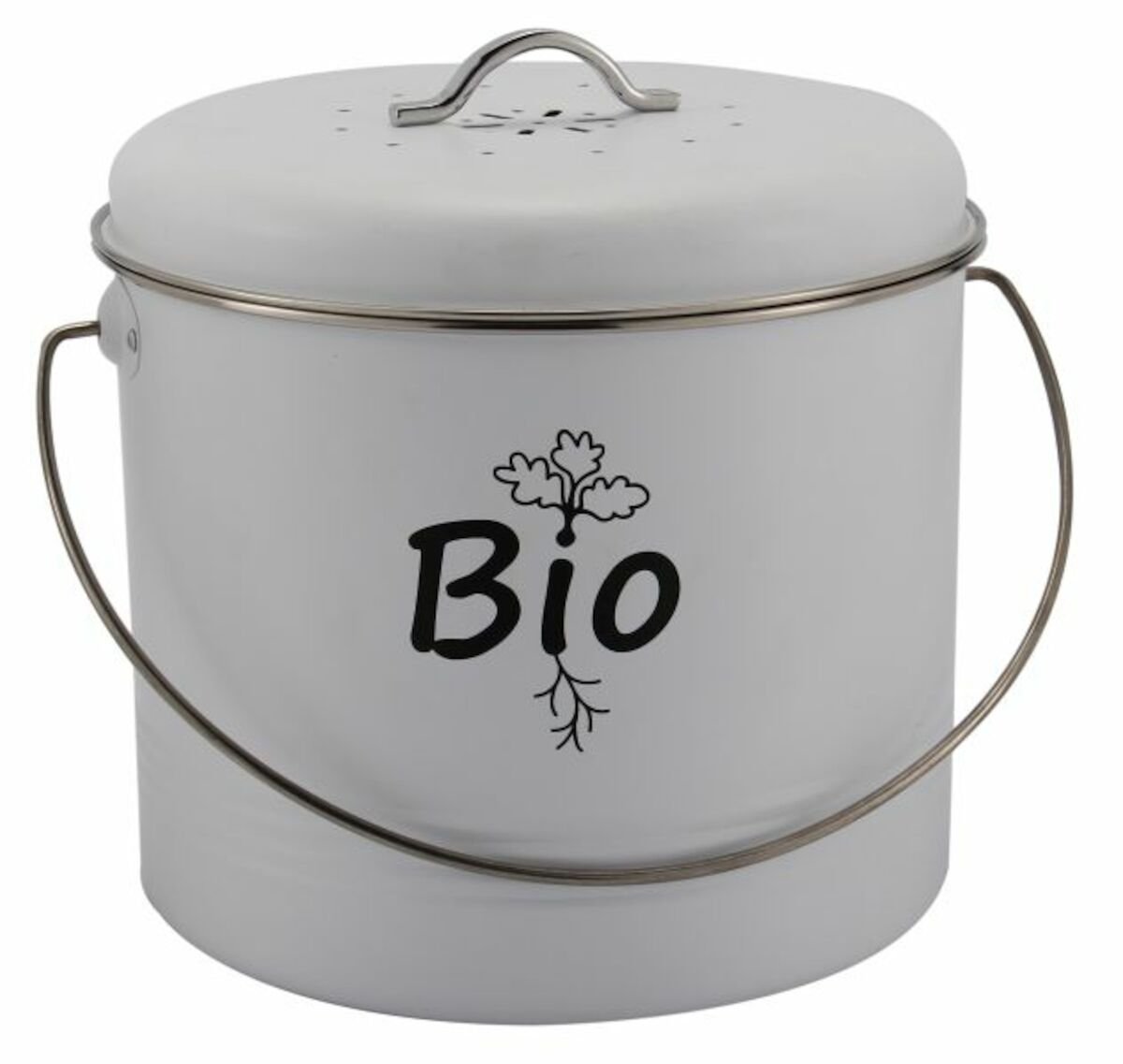 Weiste bioastia 23x25 cm valkoinen metalli