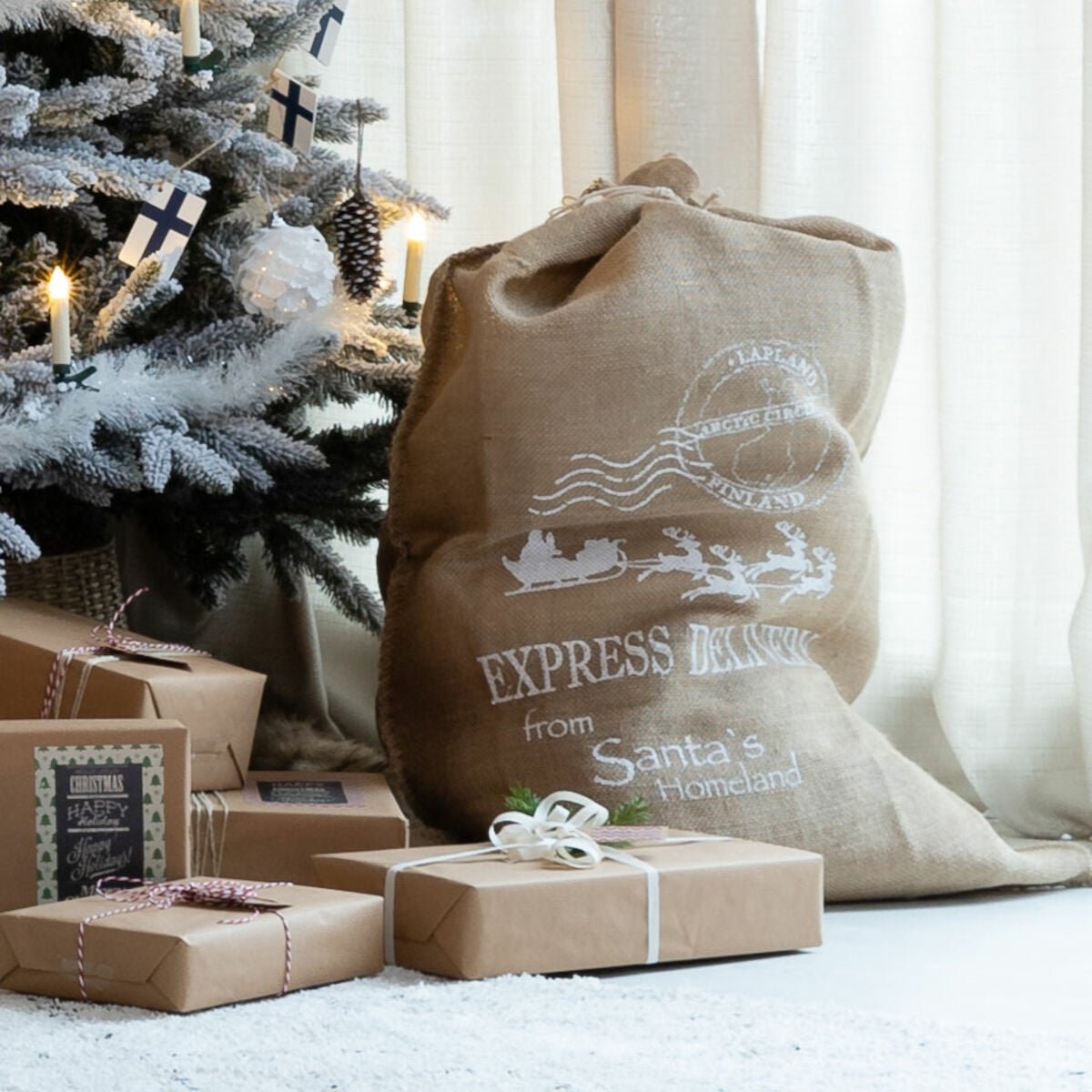 Weiste juutti lahjasäkki 65x95 cm