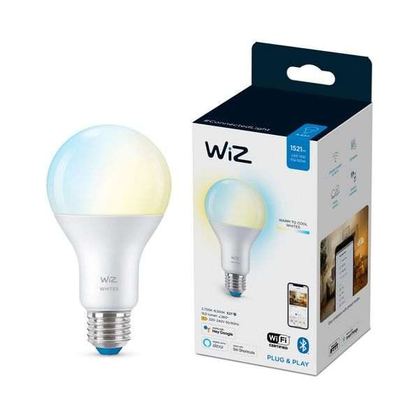 Led-älylamppu Wiz White, E27, 2700-6500K, 13W / 1 kpl