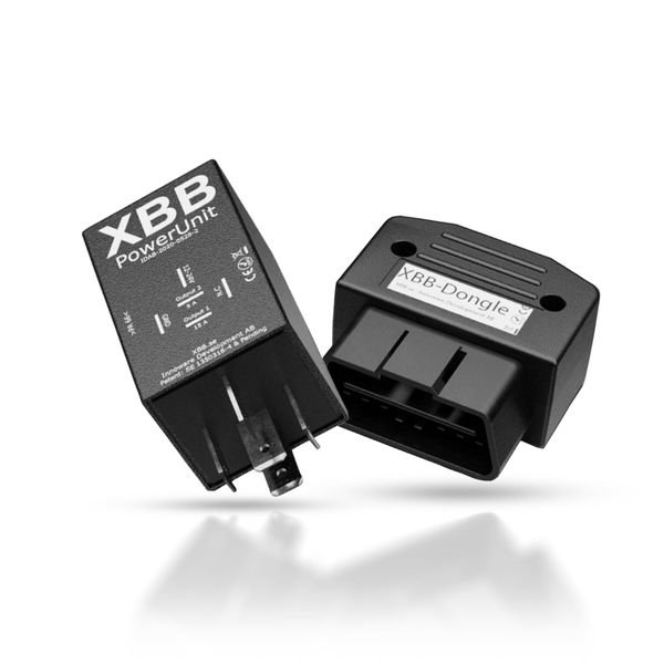 Kytkentärele lisävaloille XBB - OBD Dongle&PowerUnit, Dongle&Powerunit (Lukija&Rele)