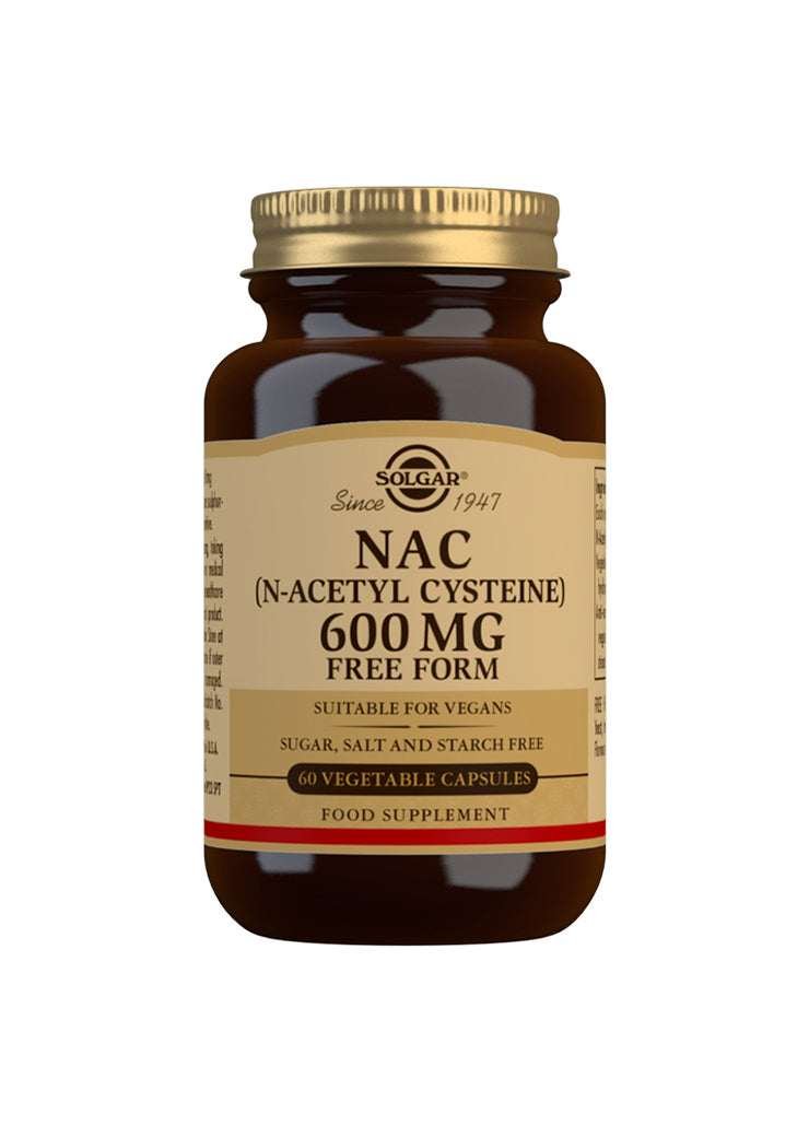 Solgar N-Asetyyli L-Kysteiini (NAC) 600 mg 60 kaps 60 kaps