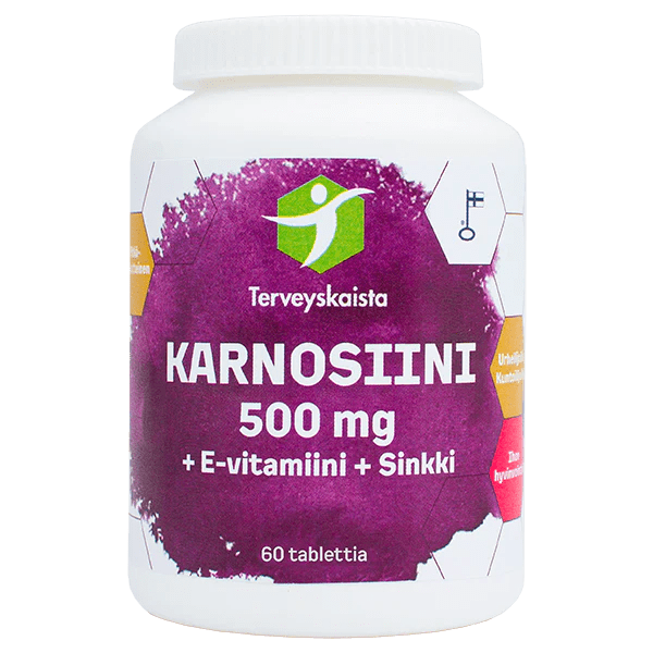 Terveyskaista Karnosiini 500 mg 60 tabl