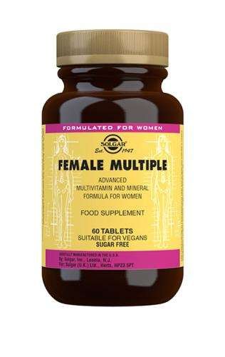 Solgar Female Multiple (naisten monivitamiini) 60 tabl 60 tabl