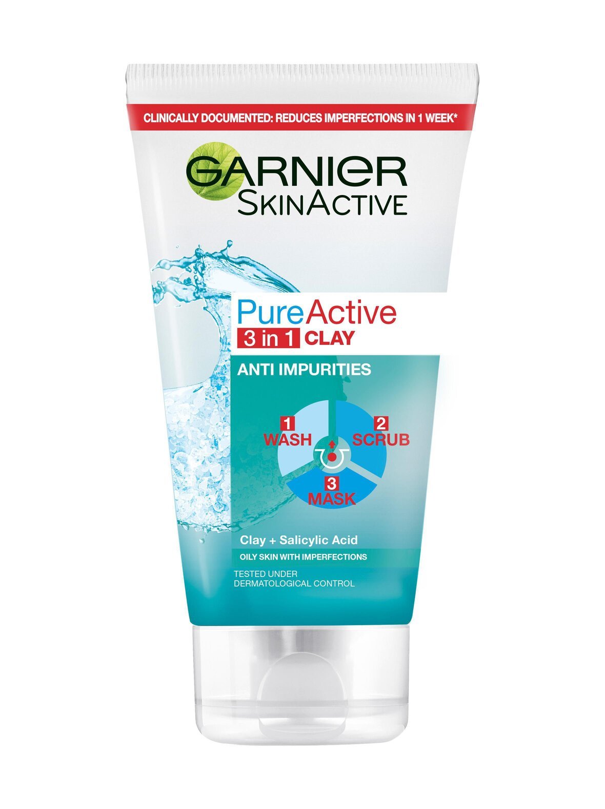 Pure 3-in-1 -kuoriva puhdistusnaamio 150 ml