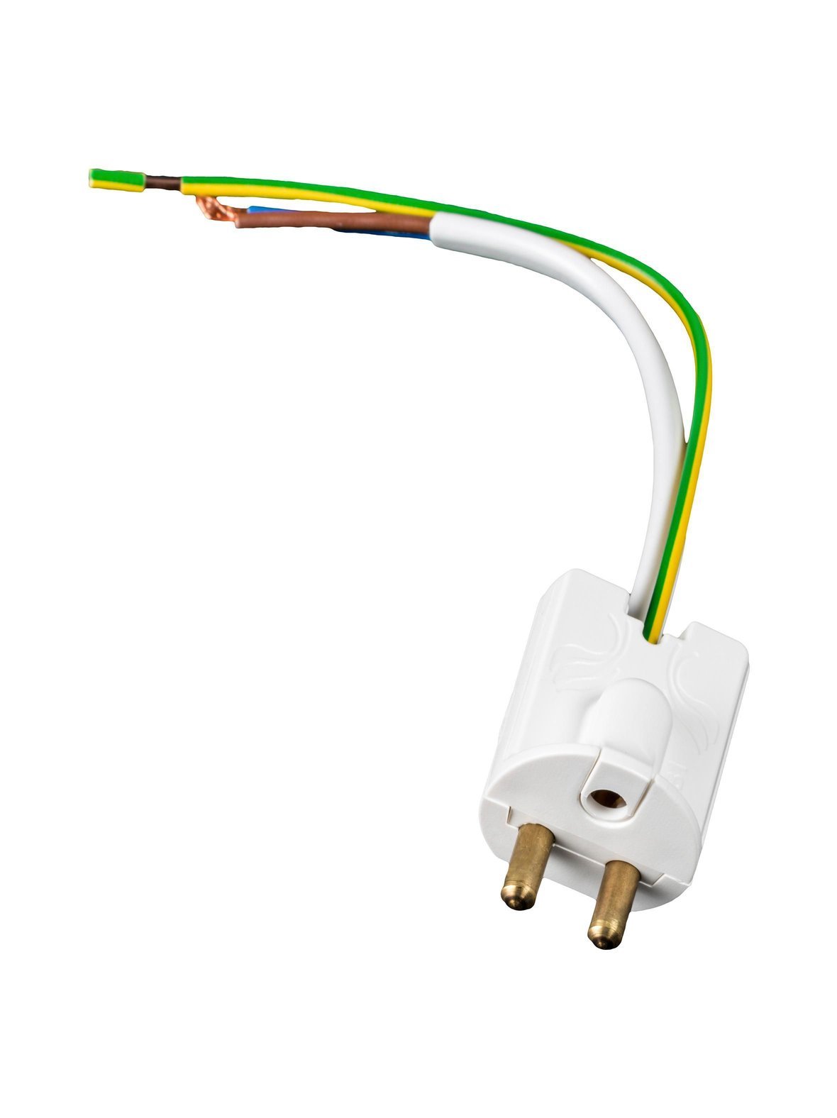 Valaisinjohto tulpalla, maadoitettu 14 cm