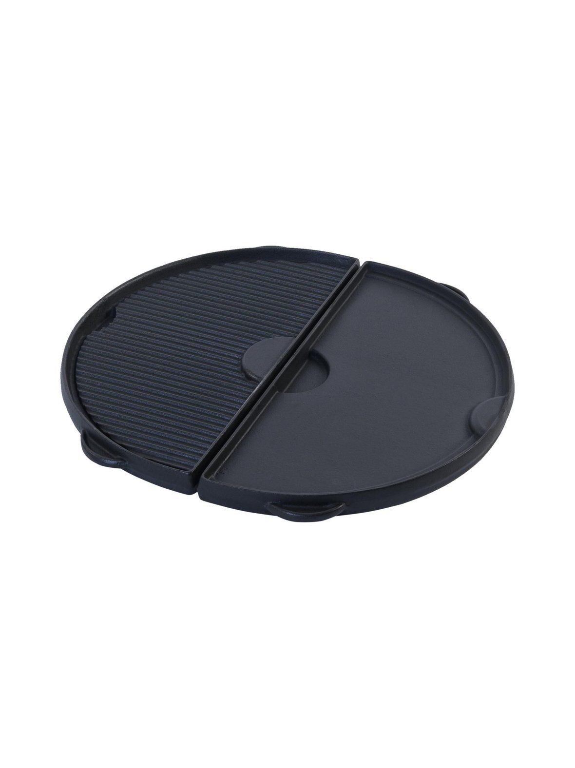 Puolikuu valurauta plancha-levy, l